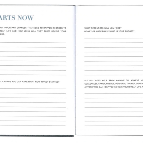 Goals Journal, 160 Pages, Quality Hardcover, Blue and Gold Cover - Picture 7 of 9